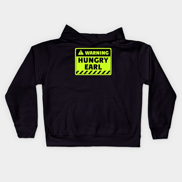 hungry Earl Kids Hoodie by EriEri